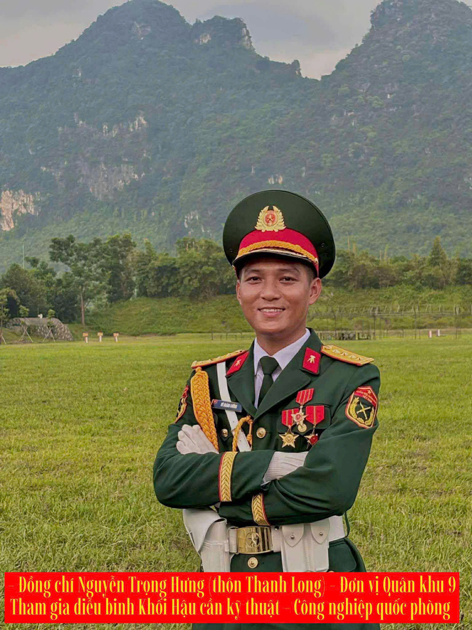 Tự hào những người con quê hương xã Thạch Khê tham gia diễu binh, diễu hành A80