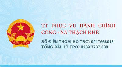 Trung tâm Phục vụ Hành chính công xã Thạch Khê