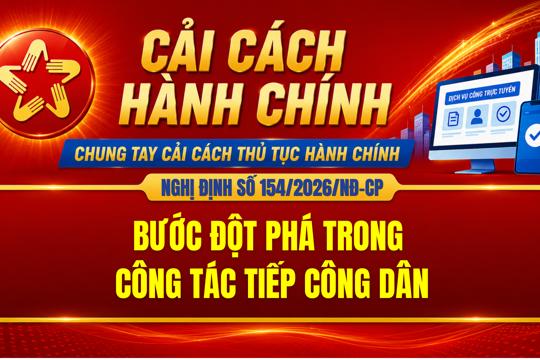 Những nội dung cốt lõi của Nghị định số 154/2026/NĐ-CP về công tác Tiếp công dân