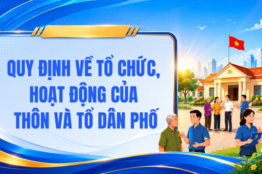 Quy định về tổ chức, hoạt động của Thôn và Tổ dân phố