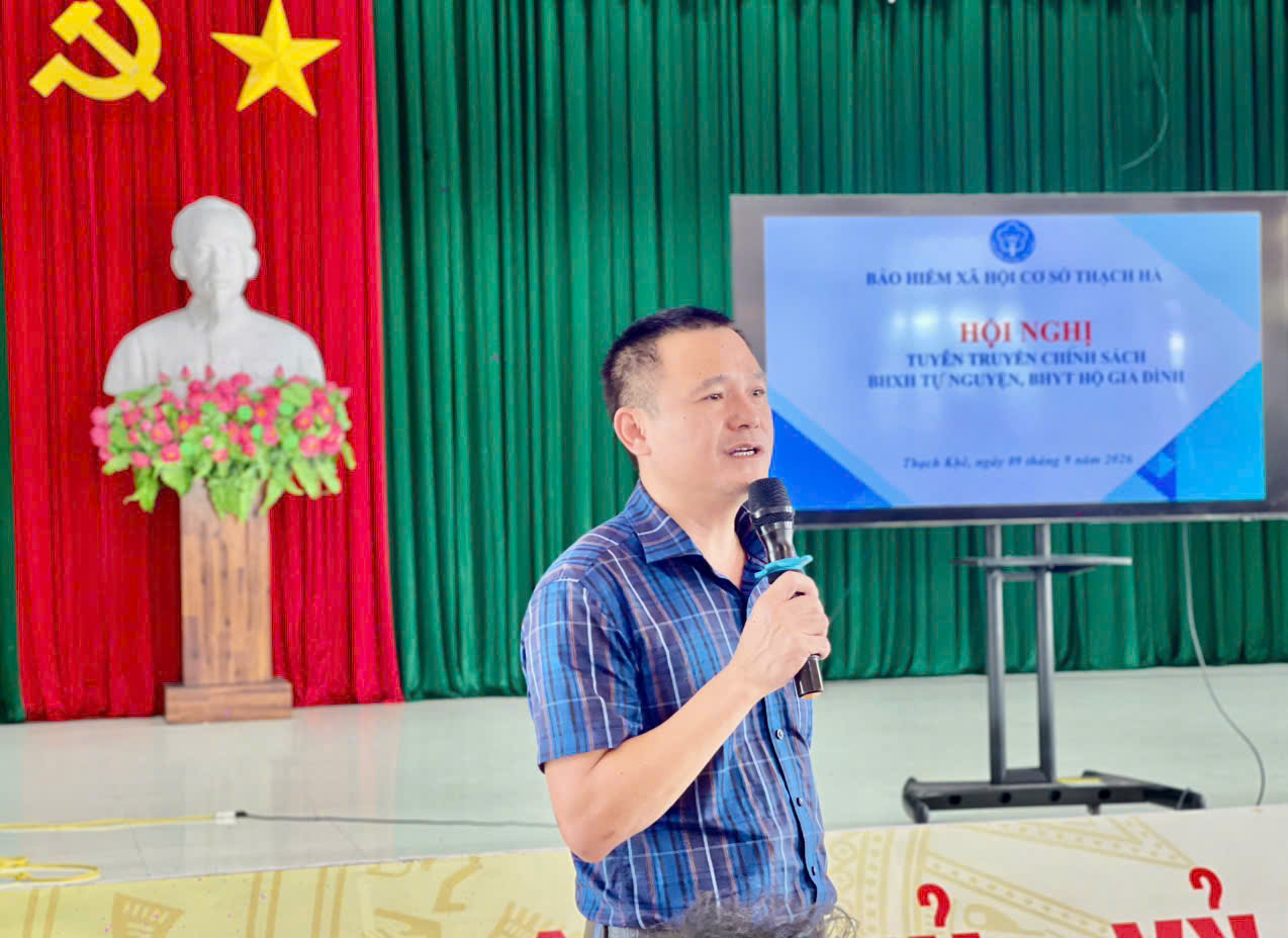Xã Thạch Khê tăng cường tuyên truyền chính sách BHXH, BHYT năm 2026