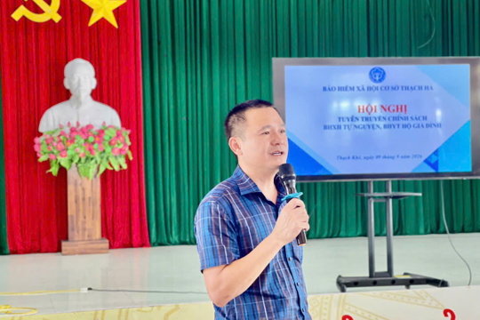 Xã Thạch Khê tăng cường tuyên truyền chính sách BHXH, BHYT năm 2026 