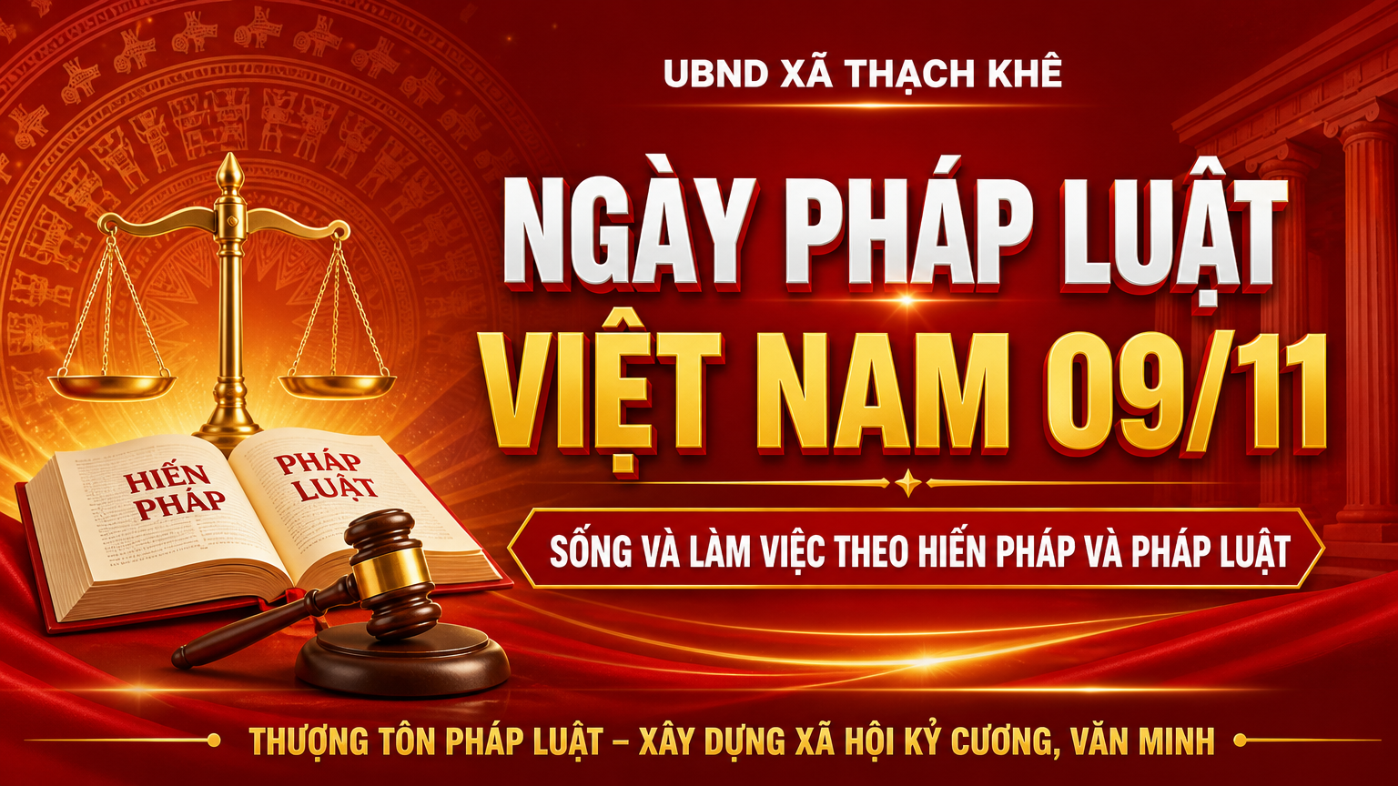 Xã Thạch Khê hưởng ứng Ngày Pháp luật Việt Nam (09/11): Đưa tinh thần thượng tôn pháp luật thấm sâu vào đời sống cơ sở