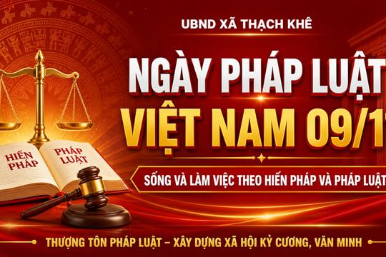 Xã Thạch Khê hưởng ứng Ngày Pháp luật Việt Nam (09/11): Đưa tinh thần thượng tôn pháp luật thấm sâu vào đời sống cơ sở