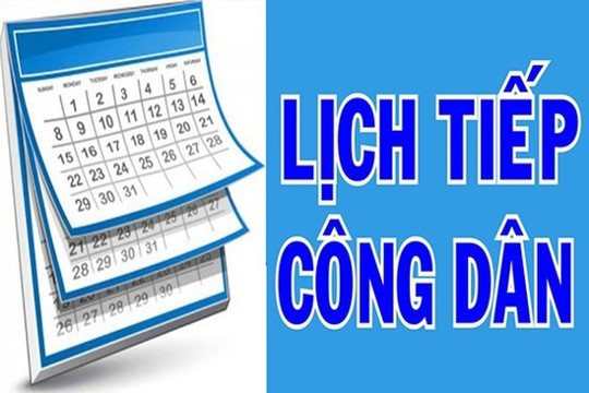 Thông báo tiếp dân định kỳ tháng 5