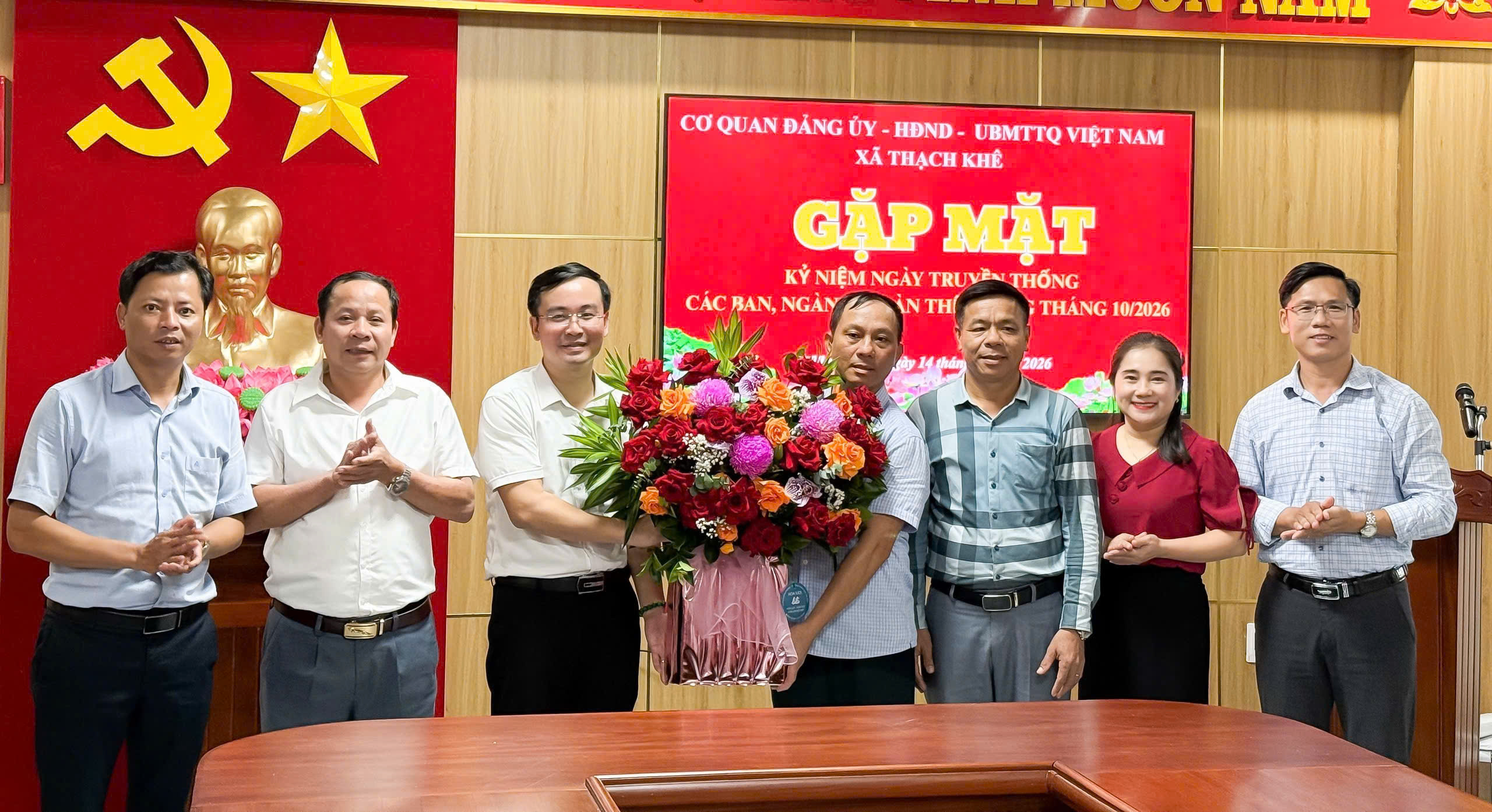 Đảng ủy xã Thạch Khê tổ chức gặp mặt kỷ niệm ngày truyền thống các ngành Xây dựng Đảng, Văn phòng cấp ủy và các tổ chức chính trị – xã hội