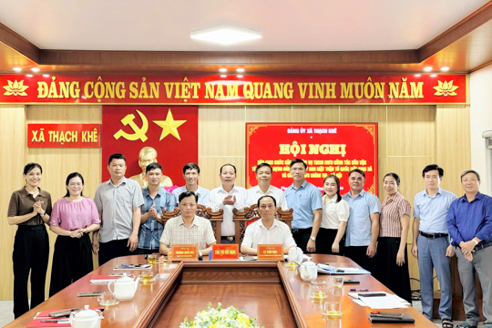 Đảng ủy xã Thạch khê tổ chức hội nghị bàn giao chức năng, nhiệm vụ tham mưu công tác dân vận 