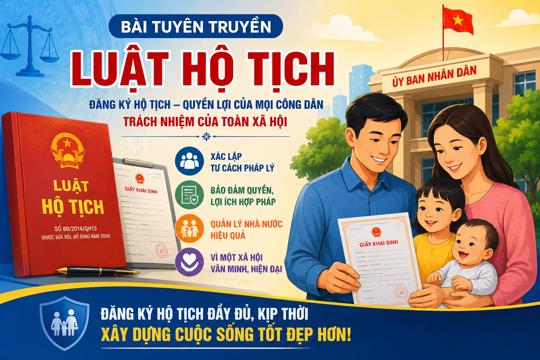 BÀI TUYÊN TRUYỀN VỀ LUẬT HỘ TỊCH