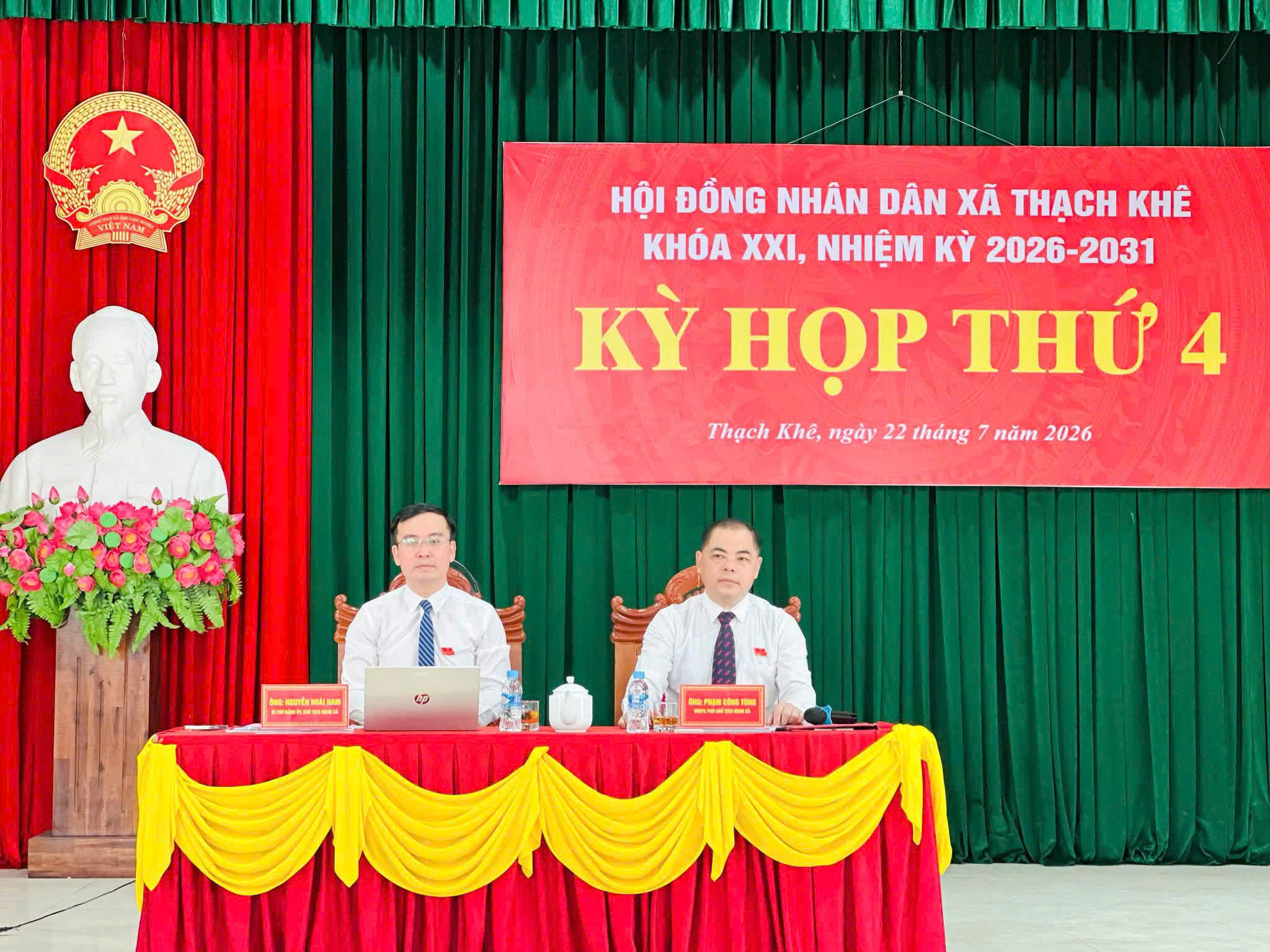 HĐND xã Thạch Khê khóa XXI tổ chức thành công kỳ họp thứ 4