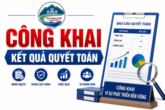 Công khai kết quả quyết toán thu ngân sách nhà nước năm 2025 