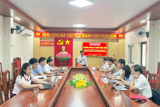 Nâng cao chất lượng tham mưu và chuyển đổi số trong xử lý văn bản Đảng tại Chi bộ Văn phòng Đảng ủy xã Thạch Khê