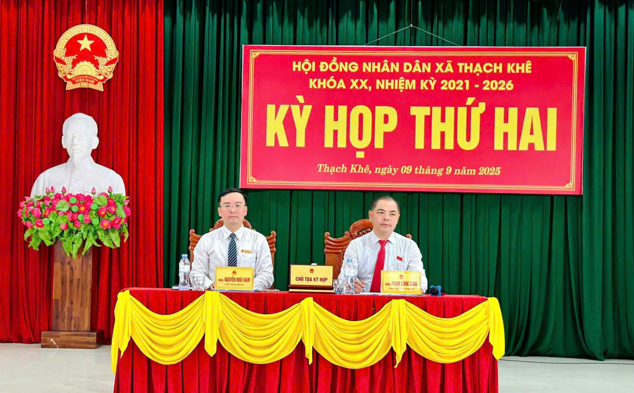 Xã Thạch Khê: tổ chức thành công kỳ họp thứ 2, HĐND xã khóa XX