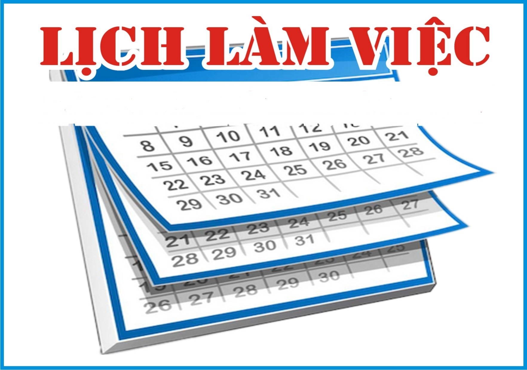 Thông báo về việc làm việc vào ngày thứ 7 và chủ nhật 