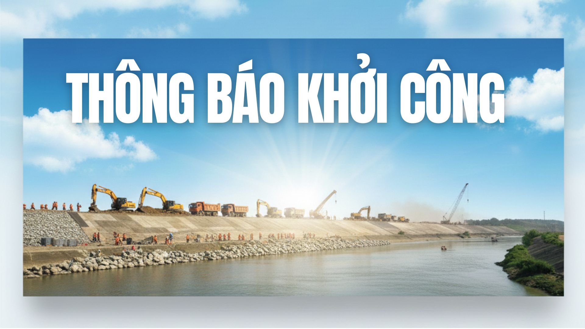 Hà Tĩnh khởi công dự án xử lý cấp bách đê hữu Phủ với tổng mức đầu tư 130 tỷ đồng 